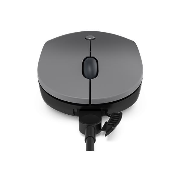 Lenovo Mouse Wireless Go USB-C Grigio Tempesta