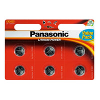 Panasonic lithium battery CR2025 - 6 pcs blister