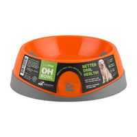 Mangeoire pour chiens Lickimat Oh Bowl Orange