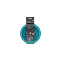 Dog Feeder Lickimat Turquoise Rubber