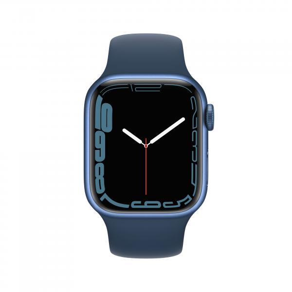 Apple Watch Serie 7 Cell 41mm Blue Aluminium Case/Abyss Blue Sport Band ITA MKHU3TY/A