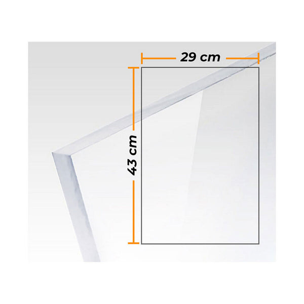 Badge Compossar Transparent 3 mm Methacrylate 29 x 43 cm