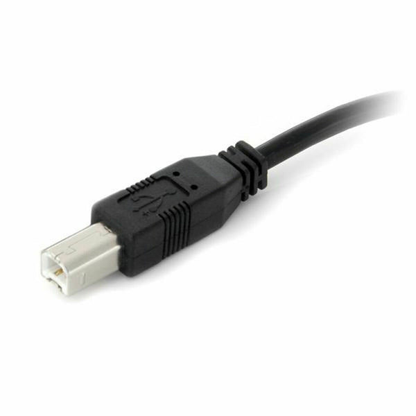 Kabel USB A v USB B Startech USB2HAB30AC          Črna