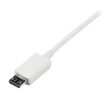 USB Cable to Micro USB Startech USBPAUB1MW           White