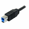 Cavo USB A con USB B Startech USB3SAB3MBK 3 m Nero