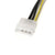 Power Cord Startech LP4PCIEX8ADP