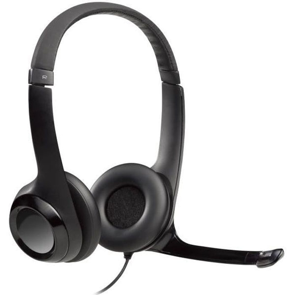 LOGITECH - Casque micro filaire USB H390 - Noir