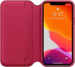 Apple iPhone 11 Pro Leather Folio - Raspberry