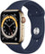 Apple Watch Serie 6 Cell 44mm Gold Stainless Steel Case/Deep Navy Sport Band ITA MJXN3TY/A