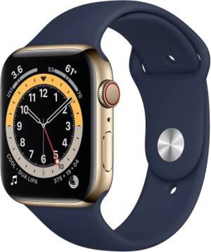 Apple Watch Serie 6 Cell 44mm Gold Stainless Steel Case/Deep Navy Sport Band ITA MJXN3TY/A