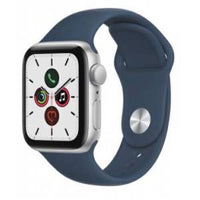 Apple Watch SE 40mm Silver Aluminium Case/Abyss Blue Sport Band EU MKNY3VR/A