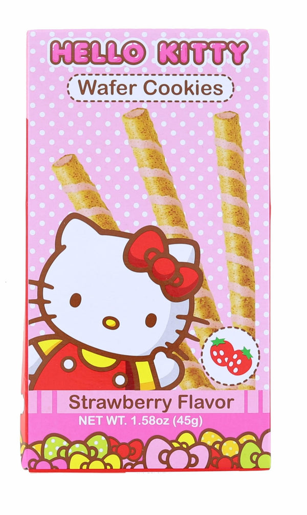 Hello Kitty Strawberry Wafer Cookies § 1.58 Ounce Pack