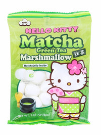 Hello Kitty Marshmallow Matcha Green Tea Filled Candy § 3.1 Ounce Pack