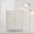 ArtissIn Sweetheart Metal Locker Storage Shelf Organizer Cabinet Buffet Sideboard White