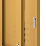 ArtissIn Mini Metal Locker Storage Shelf Organizer Cabinet Bedroom Yellow