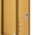 ArtissIn Mini Metal Locker Storage Shelf Organizer Cabinet Bedroom Yellow