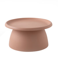 ArtissIn Coffee Table Mushroom Nordic Round Large Side Table 70CM Pink