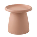 ArtissIn Coffee Table Mushroom Nordic Round Small Side Table 50CM Pink