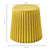 ArtissIn Set of 2 Cupcake Stool Plastic Stacking Stools Chair Outdoor Indoor Yellow