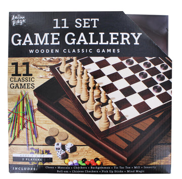 Family Game Gallery § 11 Wooden Classic 2-Player Games