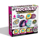 Rock Art Metallic Frenzy DIY Craft Kit § Includes 2 lbs of Premium Rock