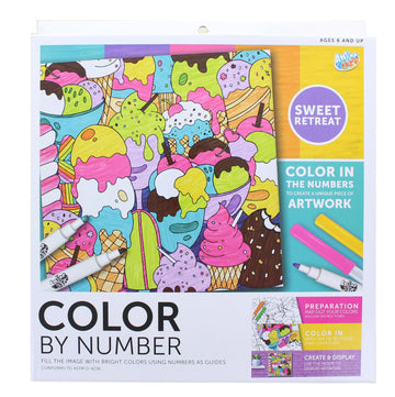 Color By Number Design Kit § Sweet Retreat