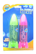Bubble Workz 2-Piece Bubble Rocket Pack § Green & Pink