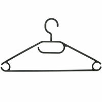 Set of Clothes Hangers Black (Refurbished D)