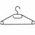 Set of Clothes Hangers Black (Refurbished D)