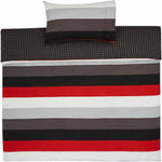 Nordic cover ‎ DS5-RSS-001 Red Striped (135 x 200 cm) (Refurbished A)