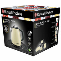 Bollitore d'Acqua Elettrico con Luce LED Russell Hobbs 24994-70 Crema 2400 W (1 L)