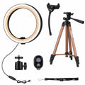 Selfie Ring Light with Tripod and Remote Peyou118-0083-01-FR (Refurbished A)