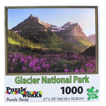 PuzzleWorks 1000 Piece Jigsaw Puzzle § Glacier Park