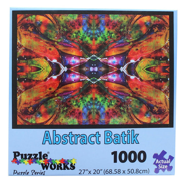 PuzzleWorks 1000 Piece Jigsaw Puzzle § Abstract Batik