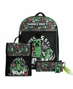 Minecraft 6 Piece 16-Inch Backpack Set