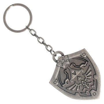 Nintendo Legend of Zelda Link Hylian Shield Metal Key Chain