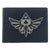 The Legend of Zelda Metal Hyrule Crest Logo Black Bi-Fold Wallet