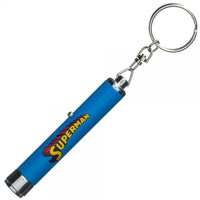 Superman Logo Flashlight Keychain