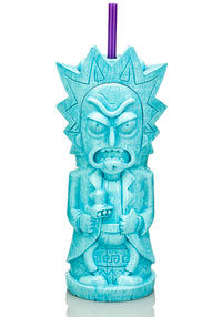 Geeki Tikis Rick and Morty Plastic Tumbler § Rick § Holds 25 Ounces