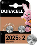 (1 Confezione) Duracell Lithium Batterie 2pz Bottone DL/CR2025
