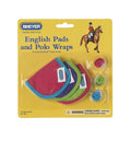 Breyer 1:9 Traditional Model Horse Accessory: English Pads & Polos, Hot Colored