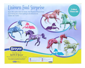 Breyer Stablemates Mystery Unicorn Foal Surprise § Set C