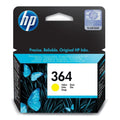 HP 364 Cartouche d'encre jaune authentique (CB320EE) pour HP DeskJet 3070A et HP Photosmart 5525/6525