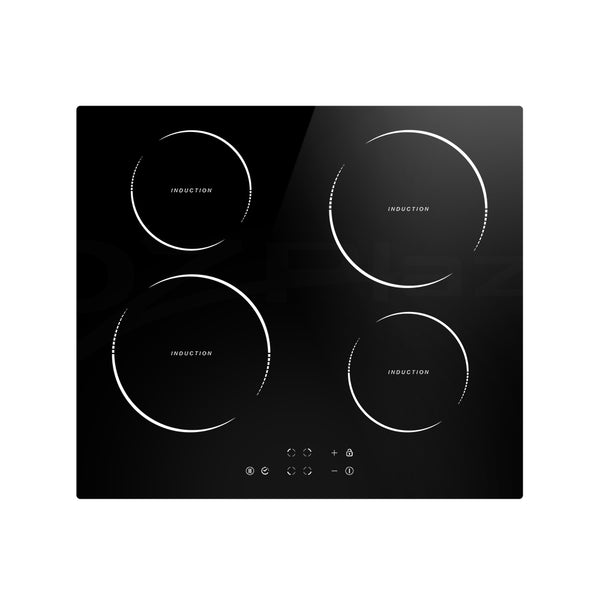 Electric Induction Cooktop 60cm Ceramic Glass 4 Zones Stove Cook Top Cooker