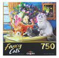 Fancy Cats Tea By The Sea 750 Piece Jigsaw Puzzle