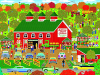 Bobbing Apple Orchard Farm 1000 Piece Jigsaw Puzzle