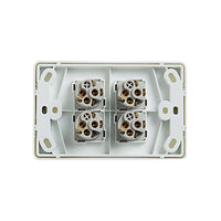 Classic 4 Gang Switch 250V 16Ax Horizontal Pack