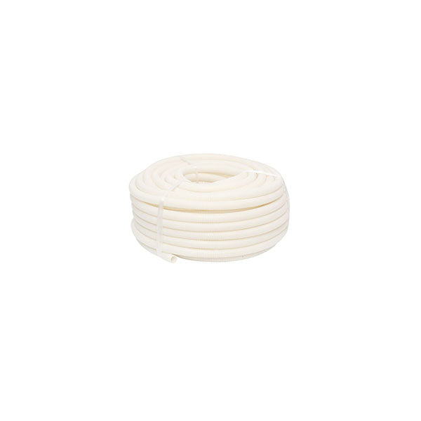 20Mm Corrugated Conduit Medium Duty White 25 Meter Roll