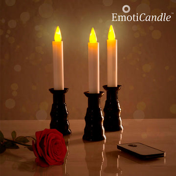 EmotiCandle Romantic Ambiance LED Candles (pack of 3)