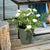 DEROMA Pot de fleurs Save R verde a réserve d'eau - Coloris vert - 25cm